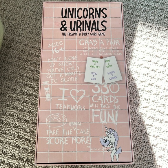 Shenanigames Adult Party Games: Unicorns & Urinals never opened - Picture 2 of 2